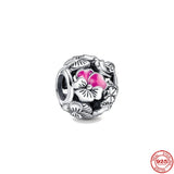 SilverSpring Flowers Butterfly Bracelet Charms Beads For Women