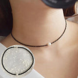 Women Beads Short Necklace Choker Jewelry Ladies Party Beach Accessories