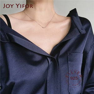 925 Silver Bead Necklace for Women