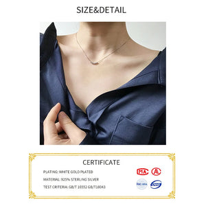 925 Silver Bead Necklace for Women