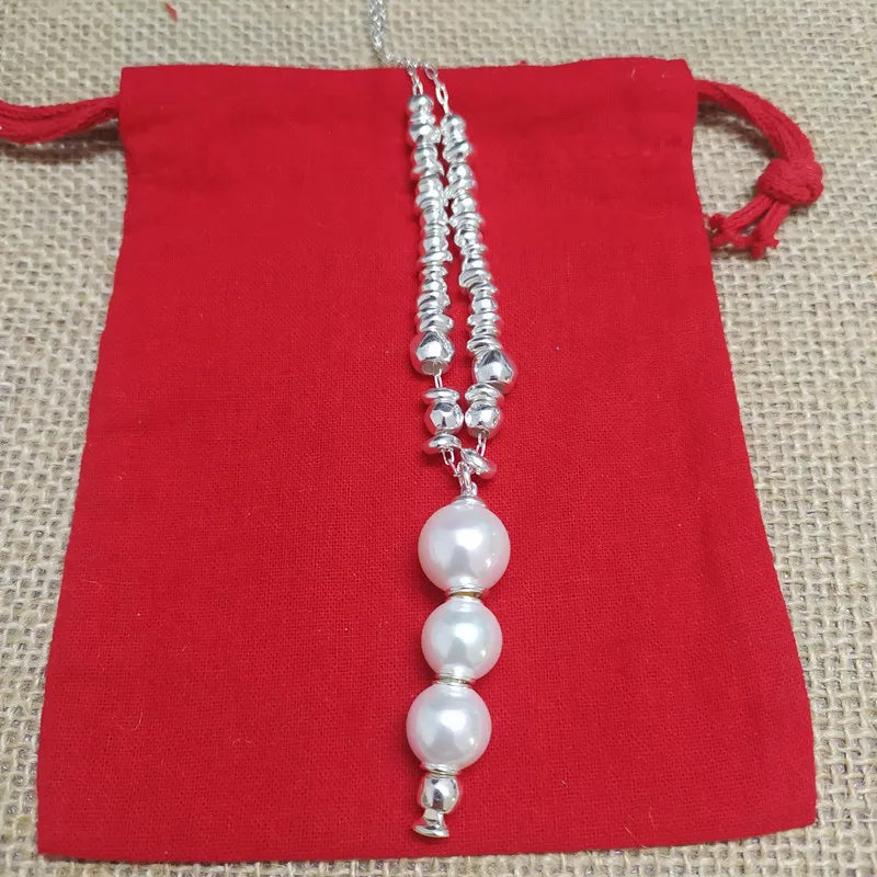 Spanish Electroplated Silver S925 Beads Pearl Bracelet Jewelry