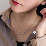 925 Sterling Silver Arrow Pendant Necklace 18 inches Choker Gift