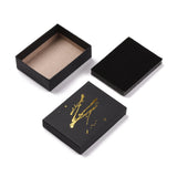 Hot Stamping Cardboard Jewelry Boxes for Rings Watches Necklaces Earrings