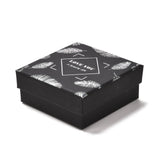 Hot Stamping Cardboard Jewelry Boxes for Rings Watches Necklaces Earrings