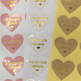 Love Heart Hot Stamp Stickers 200Pcs