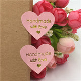 Love Heart Hot Stamp Stickers 200Pcs