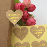 Love Heart Hot Stamp Stickers 200Pcs