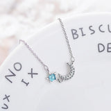 925 Sterling Silver Wedding Bracelet Bangle Moon Style Charm Accessory