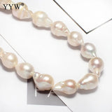 9-10mm Potato Freshwater Pearl Beads 15 Inch Strand