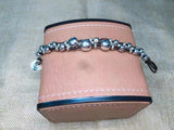 Electroplating 925 Silver Charm Beads Bracelet