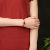 925 Silver Tibetan Buddhism Love Hand-woven Bracelet