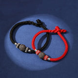925 Silver Tibetan Buddhism Love Hand-woven Bracelet