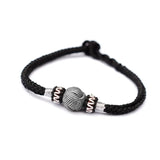 925 Silver Tibetan Buddhism Love Hand-woven Bracelet