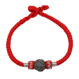 925 Silver Tibetan Buddhism Love Hand-woven Bracelet