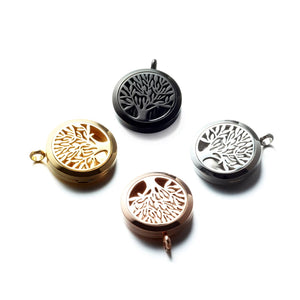 Tree of Life Aromatherapy Oil Locket Necklace Pendant