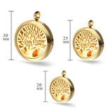 Tree of Life Aromatherapy Oil Locket Necklace Pendant
