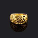 Hot Hollow Round Rings Jewelry Classic High Quality Men Women Gift
