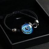 Galaxy Solar System Bracelet Glass Bead Bangles & Bracelets Jewelry