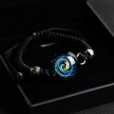 Galaxy Solar System Bracelet Glass Bead Bangles & Bracelets Jewelry