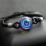 Galaxy Solar System Bracelet Glass Bead Bangles & Bracelets Jewelry