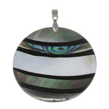 Vintage Natural Mother of Pearl Shell Pendants Abalone Paua Shell Charms