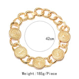 Vintage Metal Statement Necklace for Women
