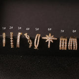 Hot Minimalist Silver Plated Ear Bone Clip Set No Piercing