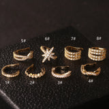 Hot Minimalist Silver Plated Ear Bone Clip Set No Piercing