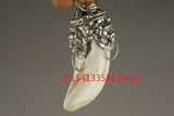 Tiger Tooth Silver Charms Pendant Female Male Accessories