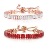 Women Anklet Bracelet Rhinestone Zircon Hand Ornaments