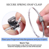 925 Sterling Silver Heart Snake Chain Bracelet for Women