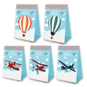 Hot Air Balloon Party Favor Popcorn Box