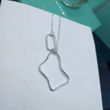 925 Silver Star Choker Drop Charm Necklace Wedding Party Jewelry
