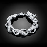 Dragon 925 Sterling Silver Bracelet for Wedding Party