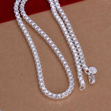 925 Silver Necklace 20 Inches Men's Charm Jewelry
