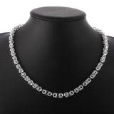 Men's 7mm 925 Sterling Silver Necklace Fine Charms Jewelry