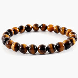 Classic Round 8mm Stone Beaded Bracelet for Men Jewelry Gift