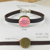 EBAY English alphabet leather bracelet Men Women jewelry