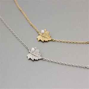 Hot Leaf Pearl Bracelet for Women Girls Pretty