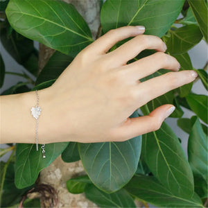 Hot Leaf Pearl Bracelet for Women Girls Pretty