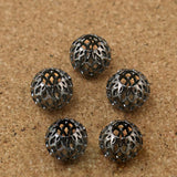 Hollow Metal Spacer Rhinestone DIY Beads for Charms Bracelet