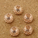 Hollow Metal Spacer Rhinestone DIY Beads for Charms Bracelet