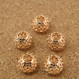 Hollow Metal Spacer Rhinestone DIY Beads for Charms Bracelet