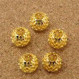 Hollow Metal Spacer Rhinestone DIY Beads for Charms Bracelet