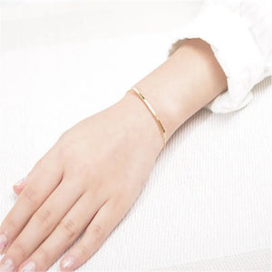 Hot Curved Bar Bracelet for Women Girls