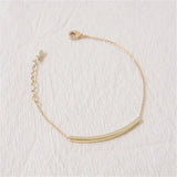Hot Curved Bar Bracelet for Women Girls