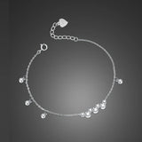 S925 Silver Bracelet Pearl Pendant OL Ladies Jewelry