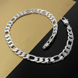 12MM 925 Sterling Silver Chain Necklace for Men Women 18-30 inch