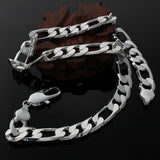 12MM 925 Sterling Silver Chain Necklace for Men Women 18-30 inch