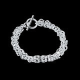 925 Silver Dragon Chain Bracelet for Men